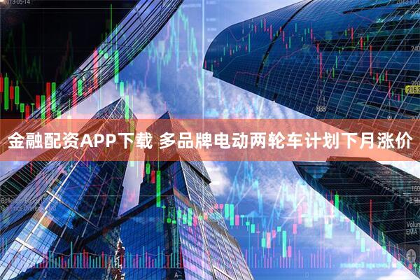 金融配资APP下载 多品牌电动两轮车计划下月涨价